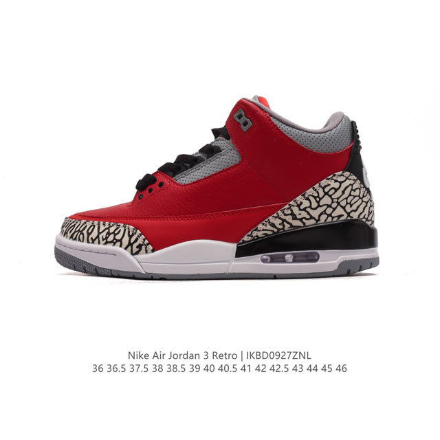 Aj3 Nike Air Jordan 3 Retro Se 3 3 Aj 1988 Nike Air Ck5692-600 36-46 Ikbd0927Zn