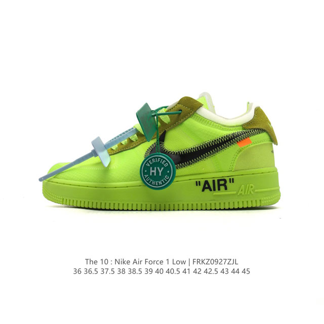 nike Off-White X Air Force 1 Ow Logo Air Ao4606 36 36.5 37.5 38 38.5 39 40 40.5