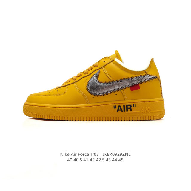 Off-White X Nk Air Force 1 Mca Ow prime Asia Av5210-001 40-45 Jker0929Znl