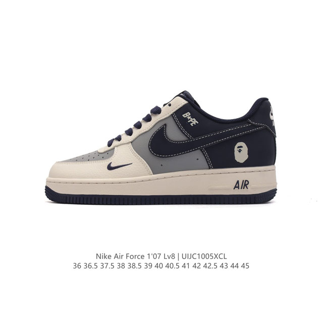 Af1 Nike Air Force 1 07 Low Bape Bb6566 36-45 Uijc1005Xcl