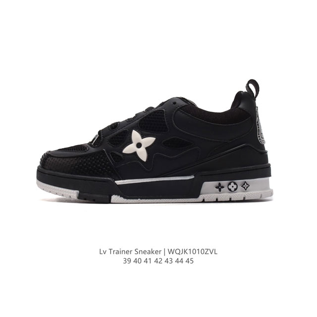 Louis Vuitton Lv 3D logo lv louis Vuitton Trainer Sneaker Low 39-45 Wqjk1010Zvl