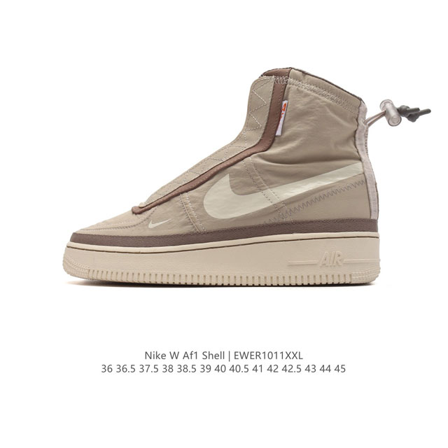 Nike Af1 Shell Nike af1 Shell Nike Af1 Shell sherpa Swoosh Bq6096 36 36.5 37.5