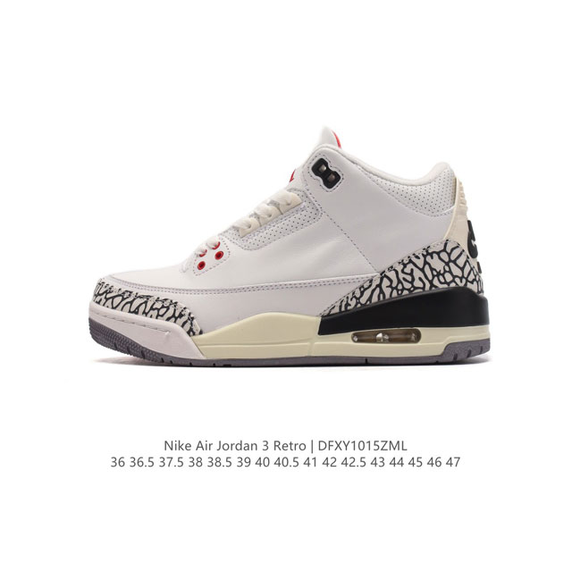 Aj3 Nike Air Jordan 3 Retro Se 3 3 Aj 1988 Nike Air Ct8532-106 36-47 Dfxy1015Zm