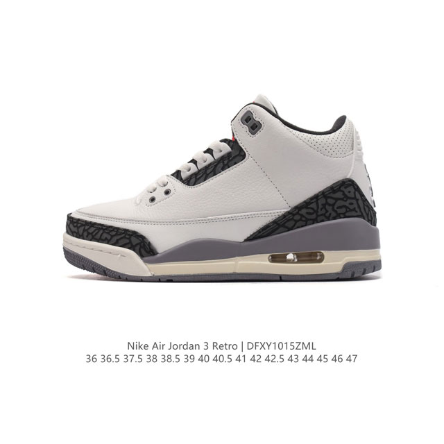 Aj3 Nike Air Jordan 3 Retro Se 3 3 Aj 1988 Nike Air Ct8532-106 36-47 Dfxy1015Zm