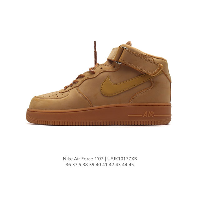 Nk Air Force 1'07 Mid AF1 AF1 DDD DDD DJ9158-200 DDD 36 37.5 38 39 40 41 42 43 4