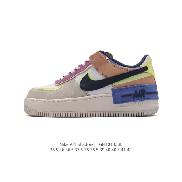 NIKE AF1 af1 Nike Air Force 1 Shadow Sacai x Nike Swoosh AIR DDD CI0919 DDD 35.