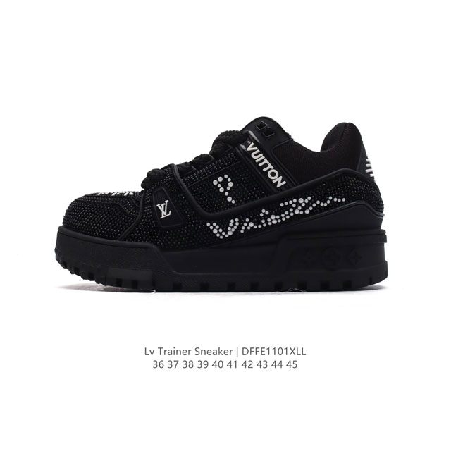 Louis Vuitton LV 3D Logo LV Louis vuitton Trainer Sneaker Low DDD DDD 36-45 DDD