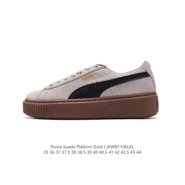 PUMA Suede Platform Gold DDD : 397233 DDD Size: 35-44 DDD : JKWB1106LKL DDD