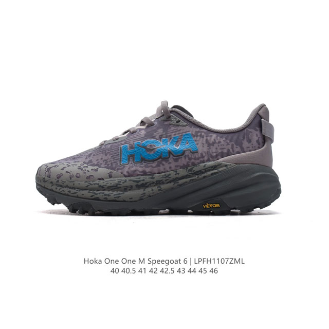 HOKA ONE ONE SpeedGoat 6 6 HOKA SPEEDGOAT 6 SG6 CMEVA VIBRAM MEGAGRIP SG6 5 VIB