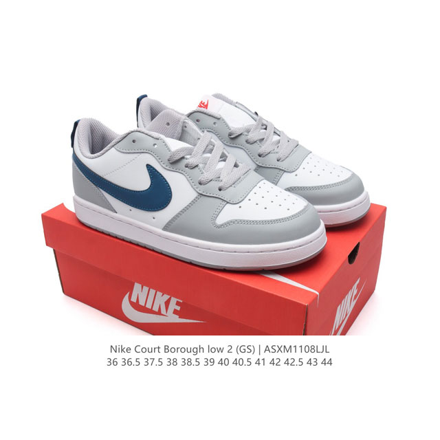 Nike Court Borough Low 2 GS DDD BQ5448 DDD 36-44 DDD ASXM1108LJL DDD