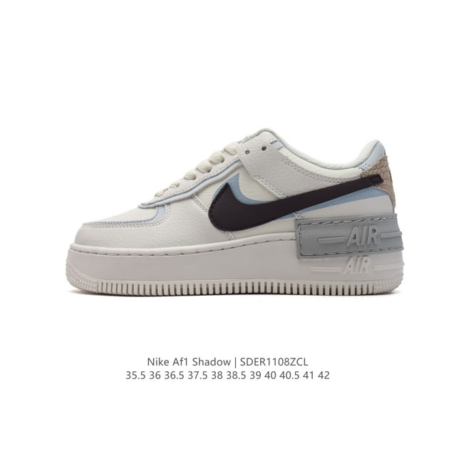 NIKE AF1 af1 Nike Air Force 1 Shadow Sacai x Nike Swoosh AIR DDD CI0919 DDD 35.5