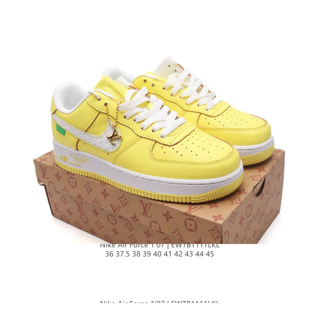 Louis Vuitton x Nike Air Force 1 Low AF1 Force 1 DDD DDD 1A9VAO DDD 36-45 DDD EW