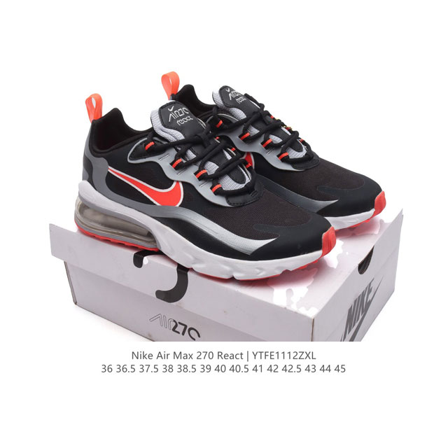 nike Air Max 270 React Max Air Cv1632- 36 36.5 37.5 38 38.5 39 40 40.5 41 42 42.5 43 44 45 Ytfe1112