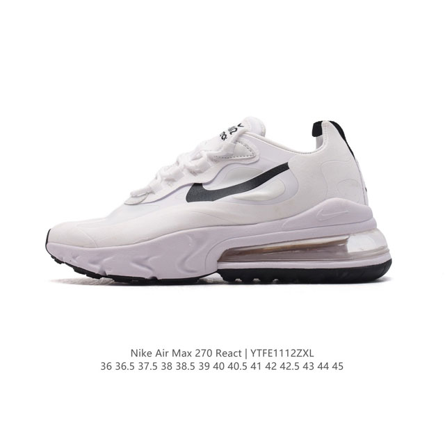 nike Air Max 270 React Max Air Cv1632- 36 36.5 37.5 38 38.5 39 40 40.5 41 42 42.5 43 44 45 Ytfe1112