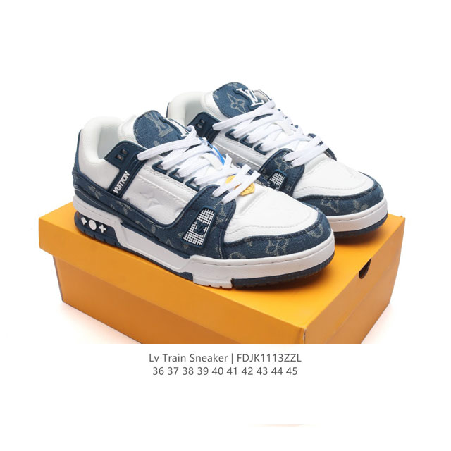 Louis Vuitton Lv 3D logo lv louis Vuitton Trainer Sneaker Low 36-45 Fdjk1113Zzl