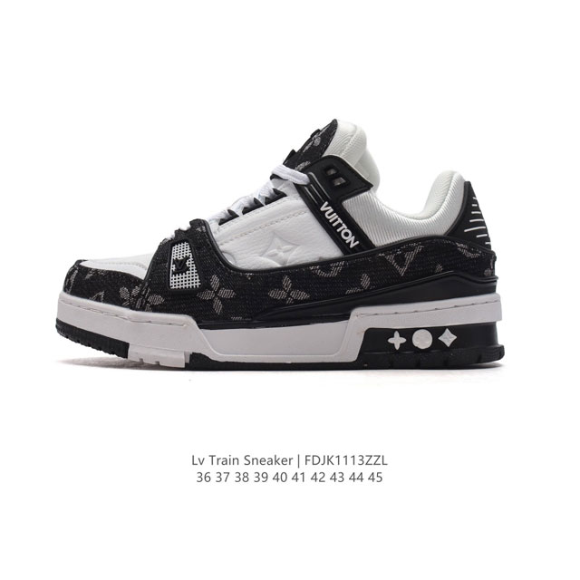 Louis Vuitton Lv 3D logo lv louis Vuitton Trainer Sneaker Low 36-45 Fdjk1113Zzl