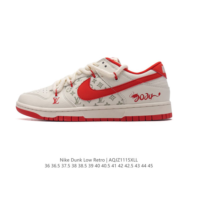 nk Dunk Low Retro Diy Lv Sj2068-228 Size 36 36.5 37.5 38 38.5 39 40 40.5 41 42 42.5 43 44 44.5 45 Aqjz1115