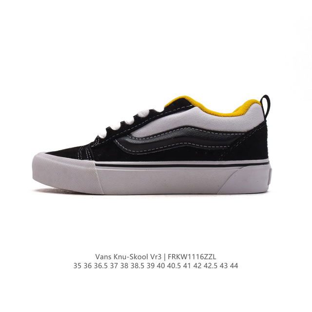 Vans Knu-Skool Vr3 Lx logo Vans knuskool imranpotato og 35-44 Frkw1116Zzl