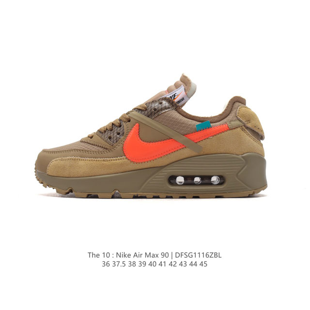 Off-White X Nike Air Max90 Off-White X Nike Air Max90 2.0 Ow Aa7293- 36-45 Dfsg1116Zbl