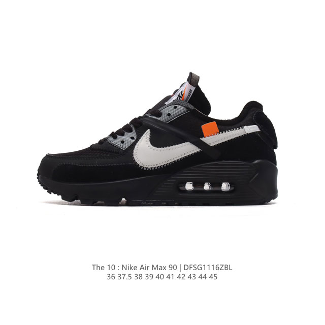 Off-White X Nike Air Max90 Off-White X Nike Air Max90 2.0 Ow Aa7293- 36-45 Dfsg1116Zbl