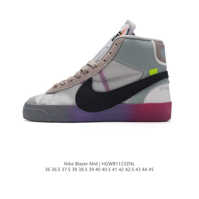 off-White X Nike Blazer Mid Ow # # # 95%# # Aa3832- 36 36.5 37.5 38 38.5 39 40 40.5 41 42 42.5 43 44 45 Hgwb1123Znl