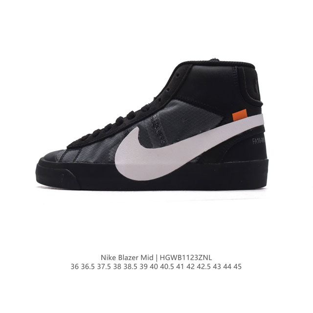 off-White X Nike Blazer Mid Ow # # # 95%# # Aa3832- 36 36.5 37.5 38 38.5 39 40 40.5 41 42 42.5 43 44 45 Hgwb1123Znl