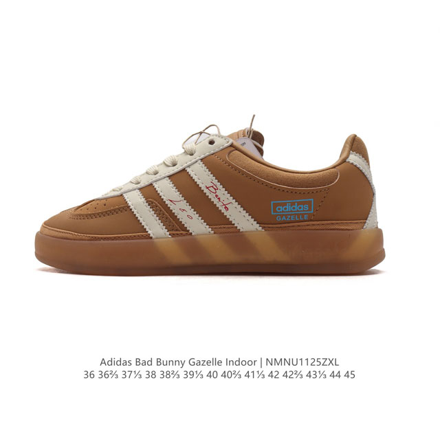 T bad Bunny X Adidas Gazelle Indoor Badbunny adidas gazelleindoor Jr0182 36 36 37 38 38 39 40 40 41 42 42 43 44 45 Nmnu1125