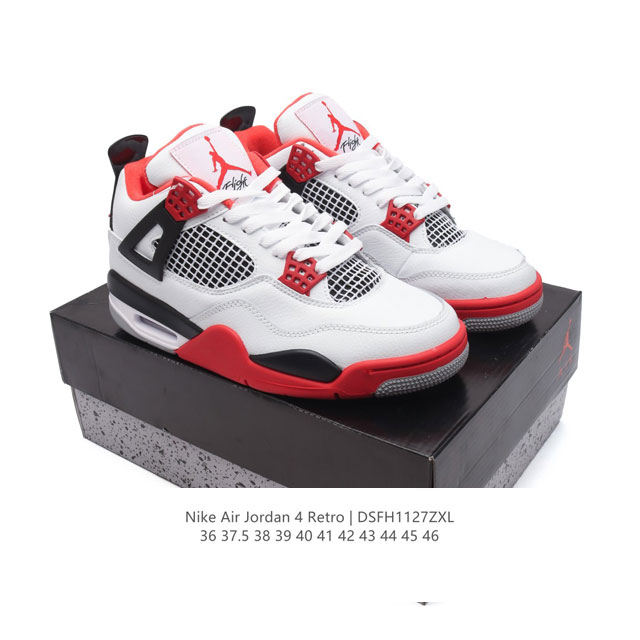 Nike Air Jordan 4 Retro Og aj4 4 Air Sole Dh6927-111 36-46 Dsfh1127