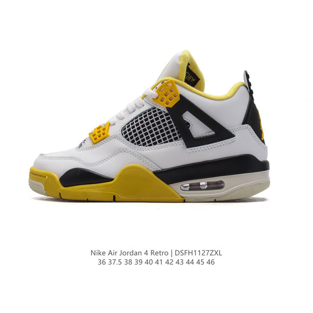 Nike Air Jordan 4 Retro Og aj4 4 Air Sole Dh6927-111 36-46 Dsfh1127