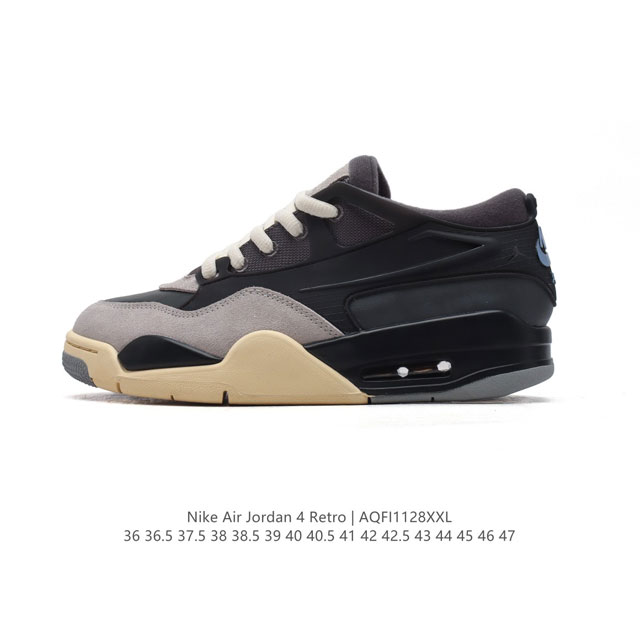 Nike Air Jordan 4 Retro Og aj4 4 Air Sole Fq7940-002 36 36.5 37.5 38 38.5 39 40 40.5 41 42 42.5 43 44 45 46 47 Aqfi1128