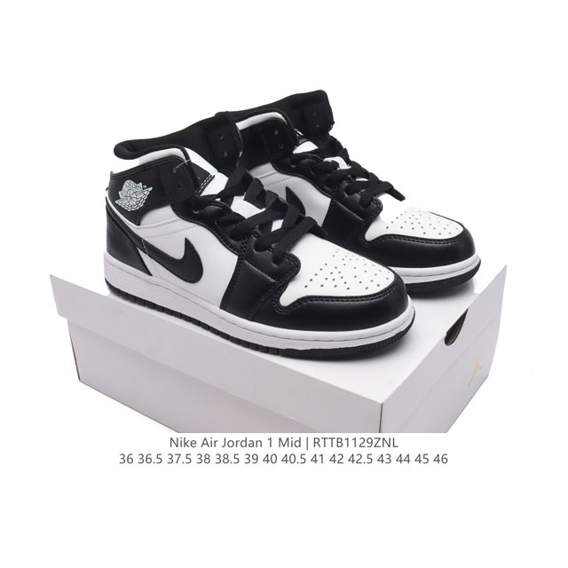 Nike Air Jordan 1 Mid aj1 1 Air Jordan 1 Mid air Air Jordan 1 Mid Aj air Jordan 1 Mid jordan air Air Jordan aj 554725-075 36-46 Rttb1129Znl