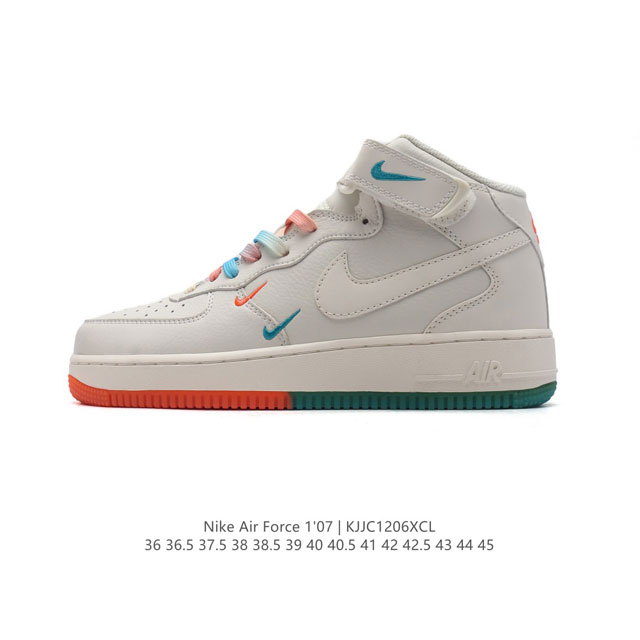 Nk Air Force 1'07 Mid Af1 Af1 M19963-536 36 36.5 37.5 38 38.5 39 40 40.5 41 42 42.5 43 44 45 Kjjc1206Xcl