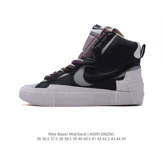 Nike sacai X Nike Blazer Mid Sacai X Nike blazer Low nike Swoosh vaporwaffle kaws logo kaws X Sacai X Nike Blazer Mid : 36-45 : Bv0072 Aser 6Znl