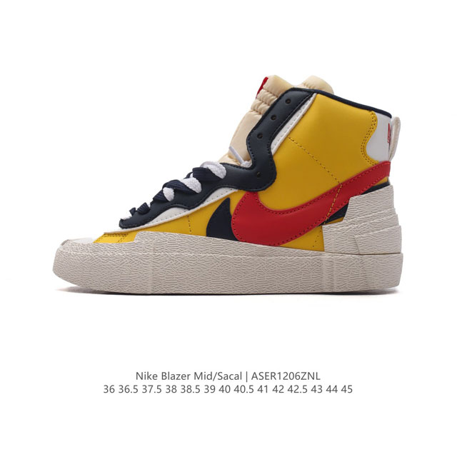 Nike sacai X Nike Blazer Mid Sacai X Nike blazer Low nike Swoosh vaporwaffle kaws logo kaws X Sacai X Nike Blazer Mid : 36-45 : Bv0072 Aser 6Znl