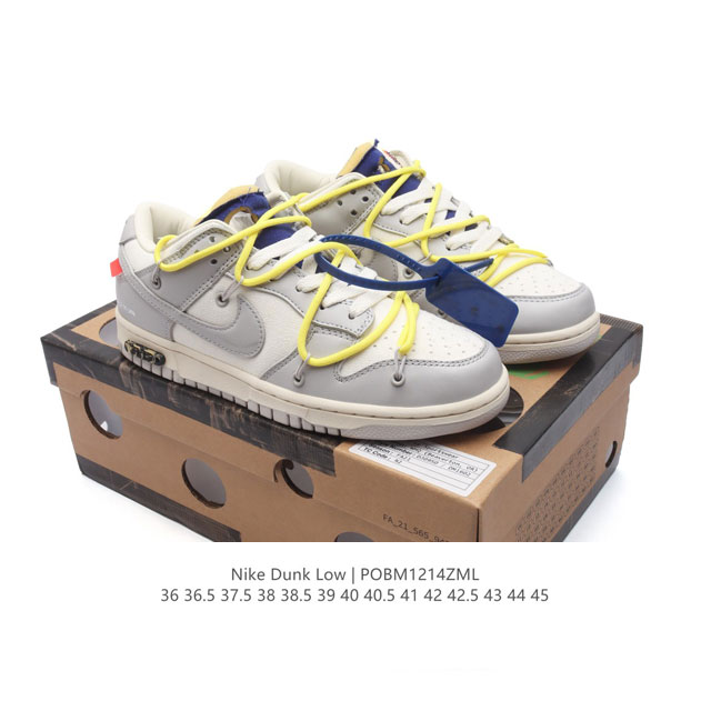 Off-White X Nike Dunk Low Off-White Nike Dunk Low The 50 Swoosh Logo Dunk Sb Lo