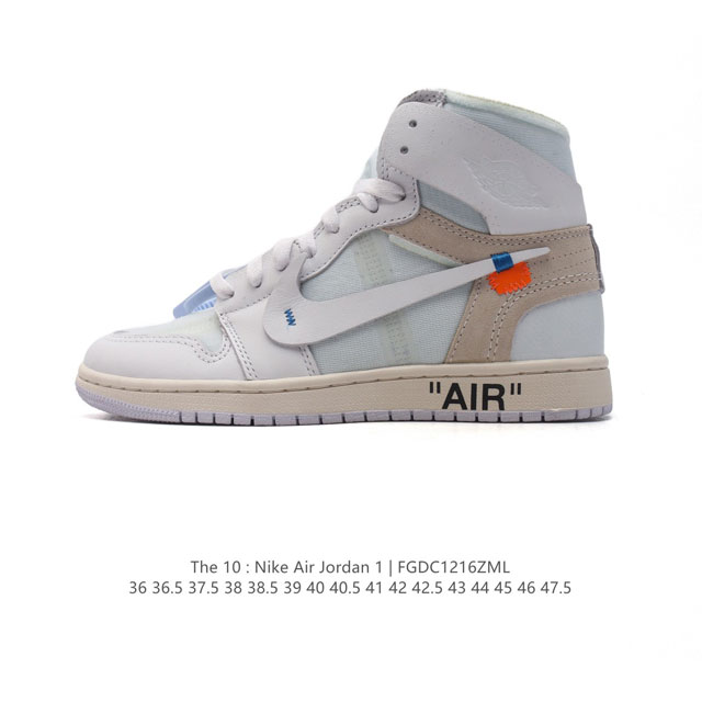 Off-White X Nike Air Jordan 1 Retro High Og Unc Aj1 1 Aj1 1 air Jordan 1 Unc Zi