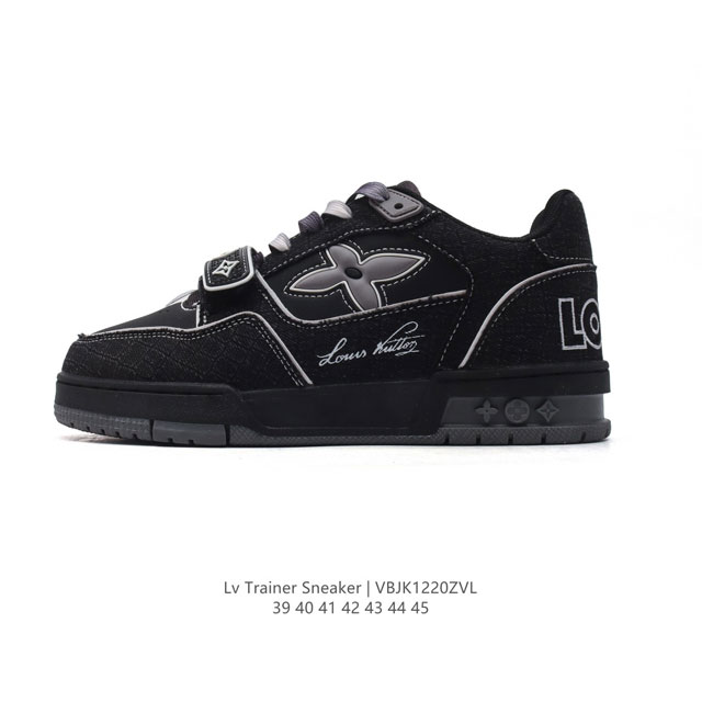 Louis Vuitton Lv 3D logo lv louis Vuitton Trainer Sneaker Low 39-45 Vbjk1220Zvl