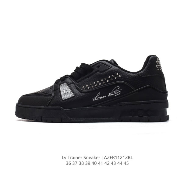 Louis Vuitton Lv 3D logo lv louis Vuitton Trainer Sneaker Low 36-45 Azfr1121Zbl