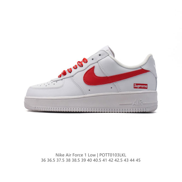 supreme X Nike Air Force 1 Low af1 supreme Cu9225-101 36 36.5 37.5 38 38.5 39 4