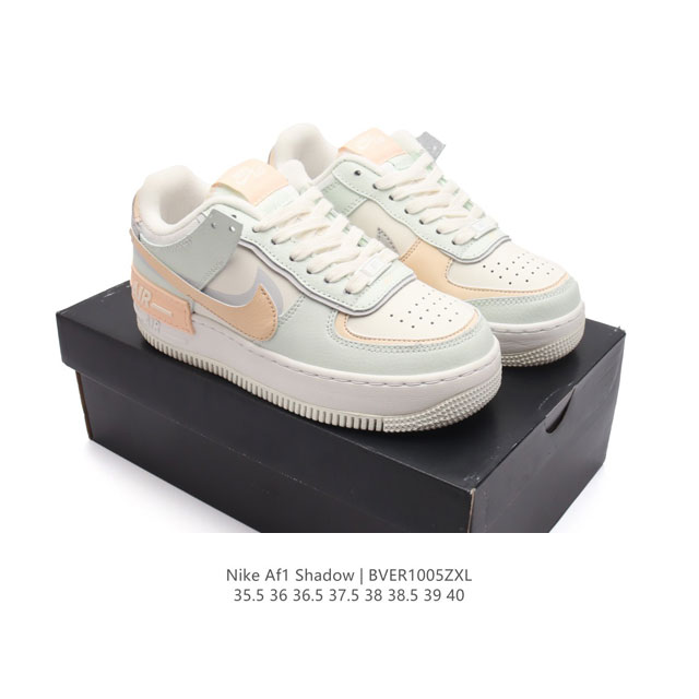 Nike Af1 Af1 Nike Air Force 1 Shadow Sacai X Nike Swoosh Air Fb1857-111 35.5-40