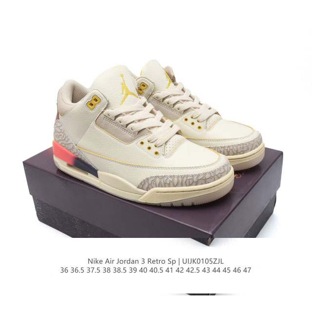 Aj3 Nike Air Jordan 3 Retro Se 3 3 Aj 1988 Nike Air Fn0344 36-47 Uijk0105Zjl