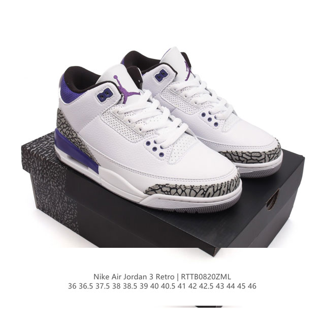 Aj3 Nike Air Jordan 3 Retro Se 3 3 Aj 1988 Nike Air Ct8532-106 36-46 Rttb0820Zm