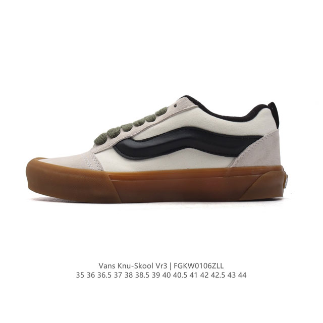 Vans Knu-Skool Vr3 Lx logo Vans knuskool imranpotato og 35-44 Fgkw0106Zll