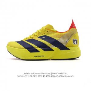 Adidas Adizero Adios Pro 4 Comfortable, Non-Slip, and Durable Low-Top Casual Run