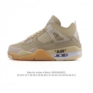Second-layer leather genuine Nike Air Jordan 4 Retro Og Michael Jordan Aj4 gener