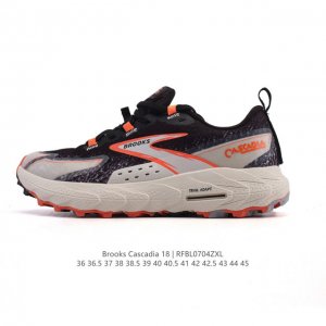 New company-level Brooks Brooks Cascadia 18 mountain rock men's cushioning women