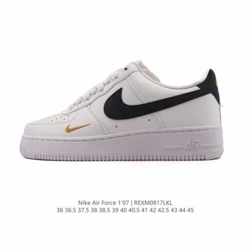 Special Offer: Nike Air Force 1 '07 Low, Air Force One white cushioned sneakers.