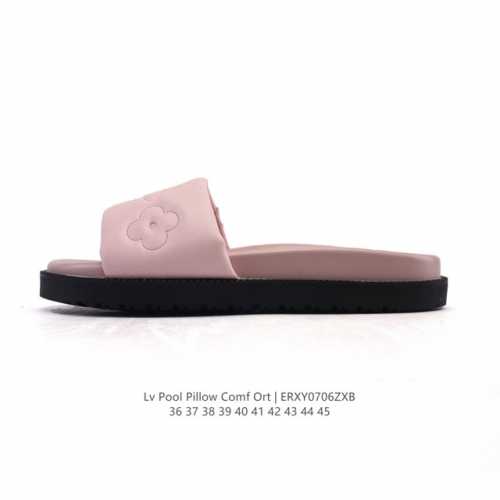 Corporate Louis Vuitton Pool Pillow Comfortable Casual Fashion Beach Shoes Casu