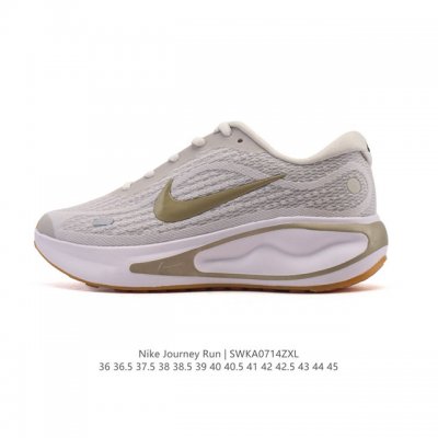 Nike Journey Run breathable road running shoes for men and women. These thick-so