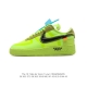 nike Off-White X Air Force 1 Ow Air Ao4606 36 36.5 37.5 38 38.5 39 40 40.5 41 4